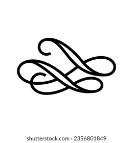 Ornament Vector Logo Design Template