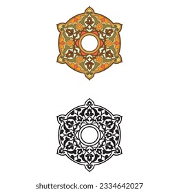Ornament Vector - Multi Purpose Decorative Creative Design - Floral Vintage Art