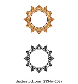 Vector de ornamentos - Diseño creativo decorativo multipropósito - Arte vintage floral