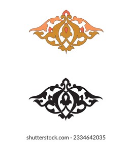 Ornament Vector - Kreatives Mehrzweck-Design - Blumenvintage Art