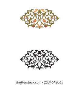 Ornament Vector - Multi Purpose Decorative Creative Design - Floral Vintage Art