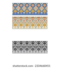 Ornament Vector - Kreatives Mehrzweck-Design - Blumenvintage Art