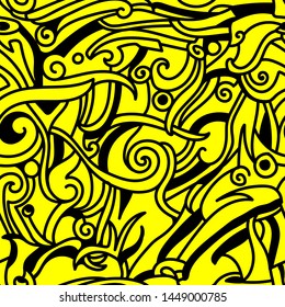 ornament vector pattern. seamless conceptual ornament