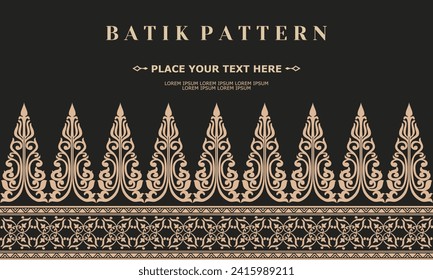 ornament vector pattern traditional design batik pattern