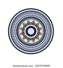 Ornament vector round seamless classic Byzantine ornament. Endless circle, border, frame Ancient Greece, Portugal, Eastern Roman Empire. Decoration of rosettes architecture,isolated on white backgroun