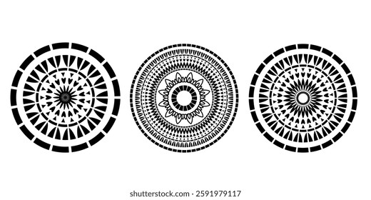 Ornament vector round seamless classic Byzantine ornament. Endless circle, border, frame Ancient Greece, Portugal, Eastern Roman Empire. Decoration of rosettes architecture,isolated on white backgroun