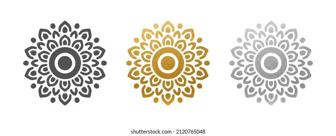 Beautiful Mandala Ornament - Vector Set