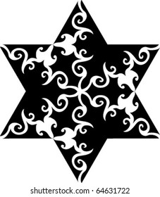 ornament vector star