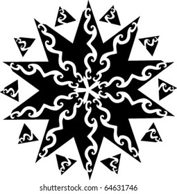ornament vector star