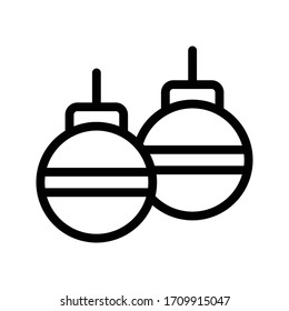 ornament vector thin line icon 