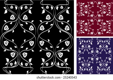 Ornament vertical Roses