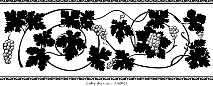 Ornament in vine style.