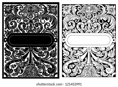 ornament vintage frame