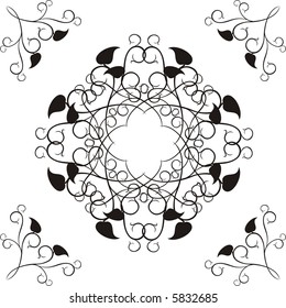 Ornament for your design. Vector illustration