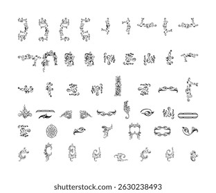 Ornamenta Monumenta Design Vector Set