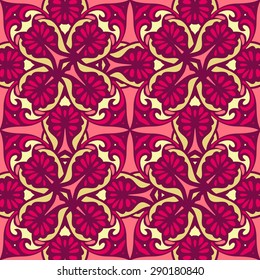 Ornamental Abstract Vector  ethnic Geometric Background