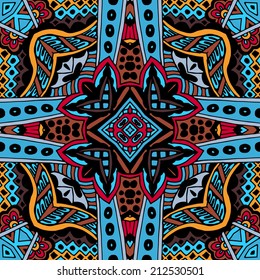 Ornamental Abstract Vector Seamless Background