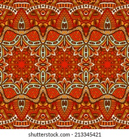 Ornamental Abstract Vector Seamless Background