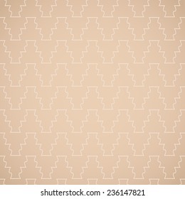 Ornamental antique repeatable pattern. Vector seamless background