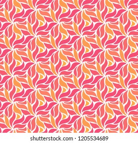 Ornamental Arabesque floral tiles seamless vector pattern. Abstract Flower Background.