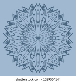 Ornamental Arabic Pattern With Mandala. Vintage Vector For Print Or Web Design. Invitation, Wedding Card, National Design. Pastel color.