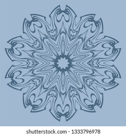 Ornamental Arabic Pattern With Mandala. Vintage Vector For Print Or Web Design. Invitation, Wedding Card, National Design. Pastel color.