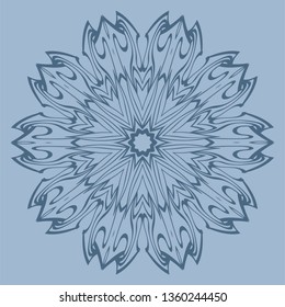 Ornamental Arabic Pattern With Mandala. Vintage Vector For Print Or Web Design. Invitation, Wedding Card, National Design. Pastel color.