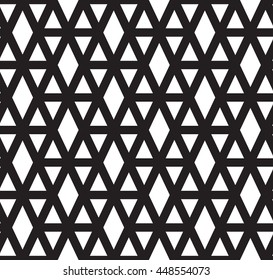 Ornamental arabic seamless pattern. Moroccan abstract background in black and white