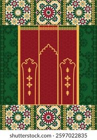 Ornamental Archway Design et Geometrical Patterns, reflecting traditional ornamental design elements.