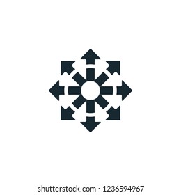ornamental arrow base logo template