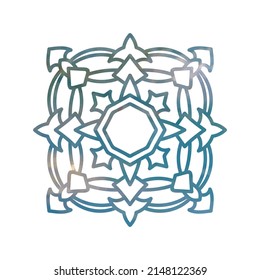 ornamental art design vector illustration