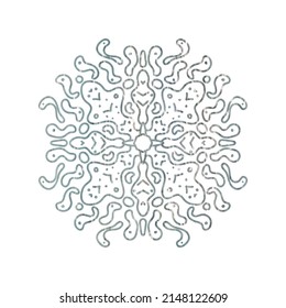 ornamental art design vector illustration