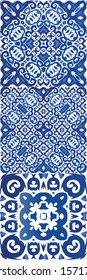 Ornamental azulejo portugal tiles decor. Vector seamless pattern texture. Stylish design. gorgeous flower folk print for linens, smartphone cases, scrapbooking, bags or T-shirts.