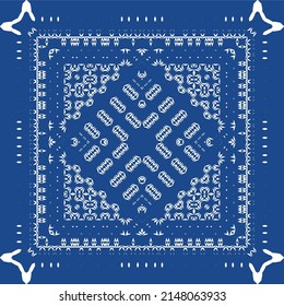 Ornamental azulejo portugal tiles decor. Vector seamless pattern frame. Universal design. Blue gorgeous flower folk print for linens, smartphone cases, scrapbooking, bags or T-shirts.