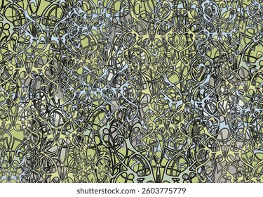 Ornamental backdrop created by butterfly wings for textiles or covers. Chaotic linear motifs for fashion trends, business concepts, fabrics, batiks, cards, tiles, prints, dynamic posters, etc. Vector