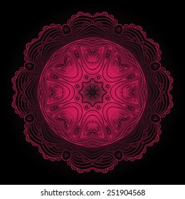 Ornamental background. Circular ornament