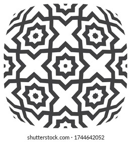 ornamental background with distortion style