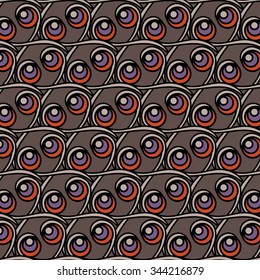 Ornamental background. Fragments can be replicated