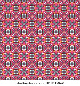 Fondo ornamental. Patrón ininterrumpido de Mandala