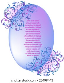 Ornamental Background Vector.