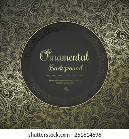 Ornamental Background. Vector Illustration.