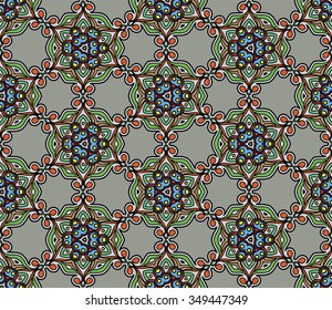 Ornamental background, which can be replicated