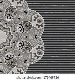Ornamental Background for You Design 