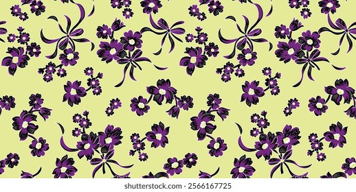 Ornamental baroque-inspired ethnic Pattern for contemporary textile prints, wallpapers, and gift wraps.