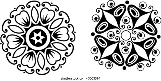 Ornamental black
