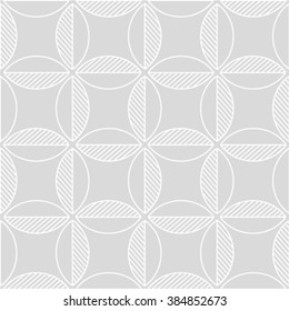 Ornamental black and white geometrical template for design.