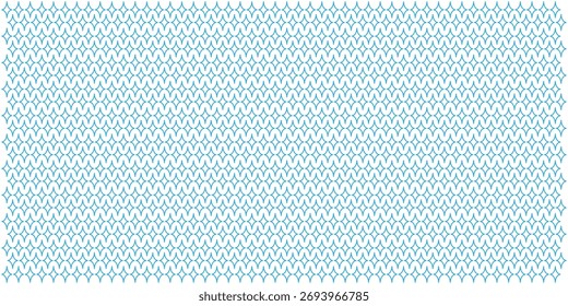 Fundo do vetor abstrato azul ornamental. Partículas simples de rede têxtil azul. Forma de diamante design abstrato. Azul isolado diamante forma fundo gráfico. Padrão geométrico de forma de losango azul. 