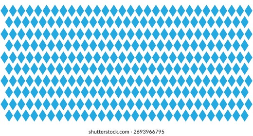 Ornamental blue abstract vector background. Simple blue textile grid particles. Diamond shape abstract design. Blue isolated diamond shapes graphical background. Blue diamond shape geometric pattern. 