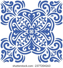 Ornamental blue and white patterns for any decor.