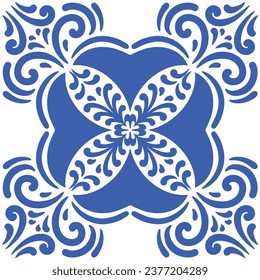 Ornamental blue and white patterns for any decor.